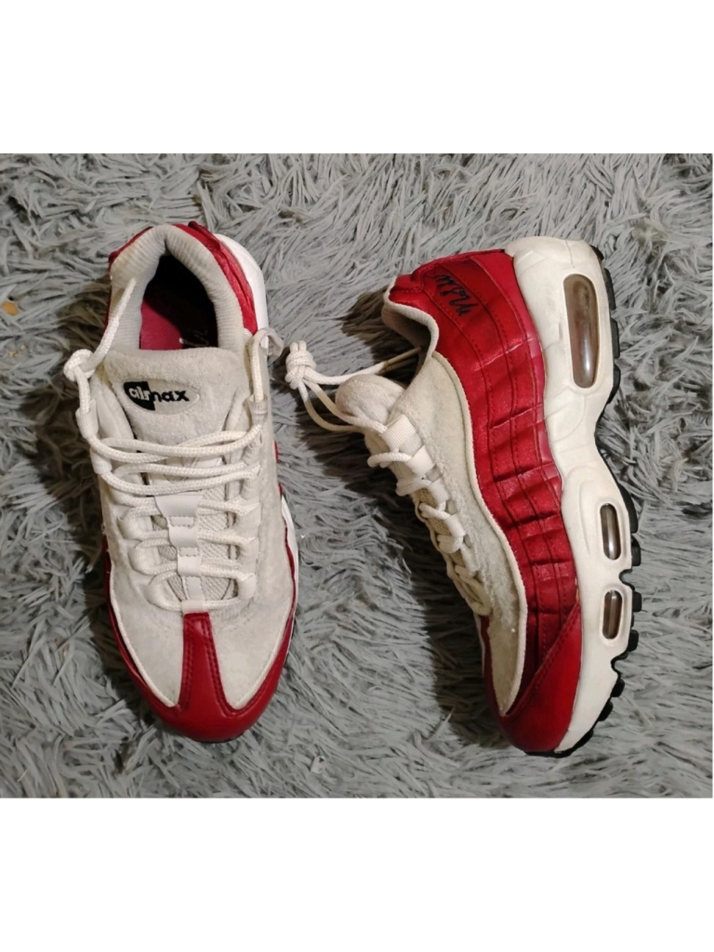 2018 Nike Air Max 95 LX Red Crush Womens Size 6.5 Sneakers AA1103 601